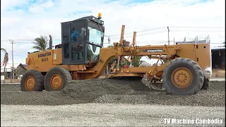 Motoniveladora Komatsu Motor Grader GD625 With Luigong Grading Work គ្រឿងចក្រថ្មីៗ