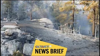 Wildfire destroys property