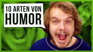 10 Arten von Humor