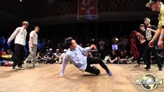 The Ruggeds vs Hunters // .BBoy World // BREAKING 3on3 QUARTER-FINAL | FLOOR WARS 2014