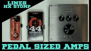 Pedal Sized Amps: Mooer Baby Bomb, EHX Magnum 44 & Seymour Duncan PS170