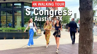 AUSTIN South Congress 🇺🇸 Walk Texas 4K 2024