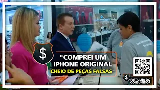 "COMPREI UM IPHONE ORIGINAL CHEIO DE PEÇAS FALSAS".