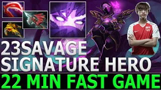 23SAVAGE [Templar Assassin] Fast 22 Min Game with Super 18 Kills & Ending Fountain Dive Triple Kill