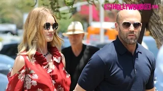 Rosie Huntington-Whiteley & Jason Statham Have Lunch Together At Soho House In Malibu 5.29.16