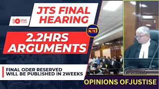 JTS SELECTION PROCESS 🕍 2ND BENCH HEARING COMPLETED & ORDER IN 2WEEKS BY HON. HIGH COURT👨‍⚖️