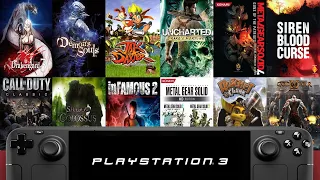 Steam Deck PS3 Emulation Showcase