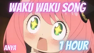 1 HOUR -Waku waku song||spy x family (Thank you for 100 subscribers)