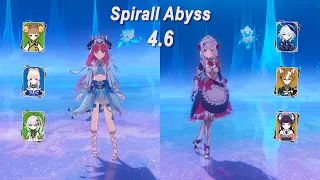 Nilou | Noelle & Furina | Spiral Abyss 4.6 Floor 12 | Genshin Impact