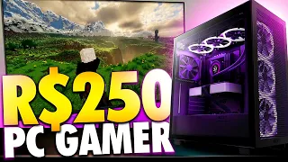 ESSE É MEU NOVO PC GAMER BARATO DE R$250 QUE CONSEGUE RODAR MINECRAFT COM SHADERS...