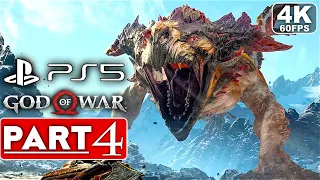 GOD OF WAR PS5 Gameplay Walkthrough Part 4 [4K 60FPS] - No Commentary (FULL GAME)