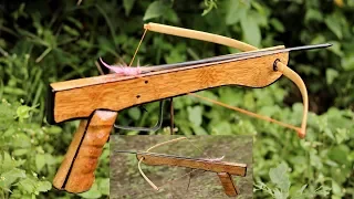 How to Make a  Mini Cross Bow at Home . | DIY |