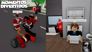 BROOKHAVEN MOMENTOS DIVERTIDOS VESTIDOS DE SANTA (ROBLOX)