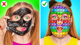 MEJORES DISPOSITIVOS Y TRUCOS DE BELLEZA || ¡De nerd a popular! Maquillaje DIY por 123 GO! TRENDS