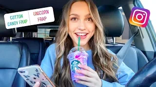 My Instagram Followers Pick My Starbucks Drinks for a Week...