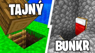 Podváděl jsem TAJNÝMI Minecraft Bunkry