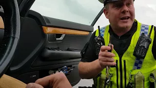 Traffic stop for filming fracking trucks