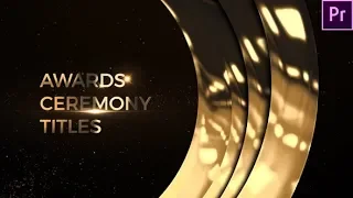 Awards Ceremony Titles | Videohive Project Templates