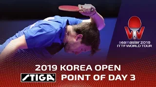 Point of Day 3 by STIGA | Kristian Karlsson | Seamaster 2019 ITTF World Tour Korea Open