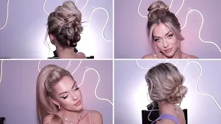 GORGEOUS HAIRSTYLES COMPILATION FOR EVENING DRESS, BRIDAL GUESTS, PARTY, PROM