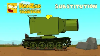 Substitution Tanktoon RanZar Cartoons about tanks