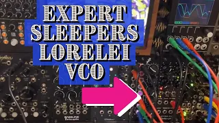 Expert Sleepers Lorelei VCO - Live Jam short song using multiple forms of two voices