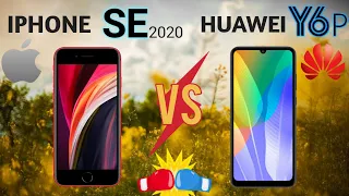 Huawei Y6p vs Iphone se 2020