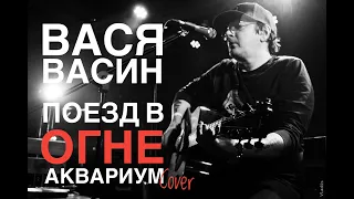 ВАСЯ ВАСИН - ПОЕЗД В ОГНЕ (АКВАРИУМ COVER)  LIVE 02.02.2024 САНКТ ПЕТЕРБУРГ, ЦОКОЛЬ 2.0 4K