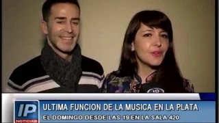 Débora Longobardi y Ulises Puiggros en Imagen Platense