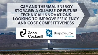 Webinar - CSP and Thermal Energy Storage: A glimpse of future technical innovations