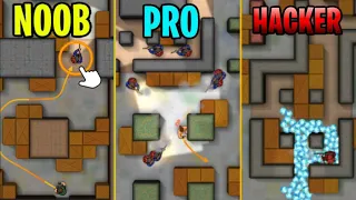 HUNTER ASSASSIN NOOB VS PRO VS HACKER