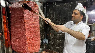 Incredible Turkish street food in the center of Istanbul! The best shawarma!