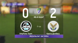 OnlyFans Team 0-2 Крила Донбасу R-CUP XV2024 #STOPTHEWAR