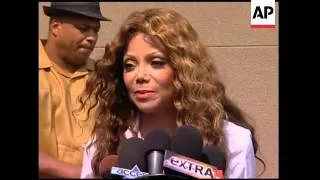 La Toya Jackson supports LA AIDS project in memory of her brother