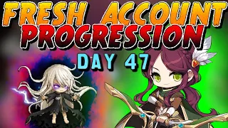 HARD Lotus Solo? + Bowmaster Boss Mule - Maplestory Fresh Account Progresion