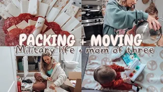 MILITARY MOVE + THANKSGIVING VLOG | life is messy right now | mom of three | PCS | Alexis Green