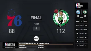 76ers @ Celtics Game 7 Live Scoreboard | #NBAPlayoffs Presented by Google Pixel