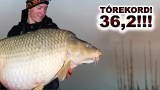 36 KILÓS PONTYOT FOGTAM!!!🐳❄️🌊 - Legendás pontyok nyomában (3.rész)⚡️