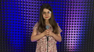 Maja, 9 lat, Szczytno "Chodź Pomaluj Mój Świat" Cover