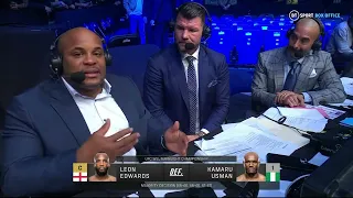 Daniel Cormier, Michal Bisping and Jon Ank REACT to Leon Edwards defeating Kamaru Usman! 🏆 UFC 286