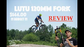 LUTU 120mm Fork REVIEW on a Black Diamond Trail!!!