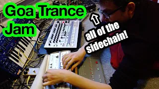 TB-303 + TR-8 + MS-101 Goa Trance Jam!!!