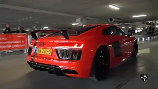 These Audi R8 V10 Plus are LOUD! Custom Exhaust Systems!
