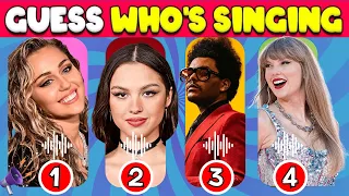 Celebrity Song Guessing Game: The Weeknd, Billie Eilish, Taylor Swift, Doja Cat