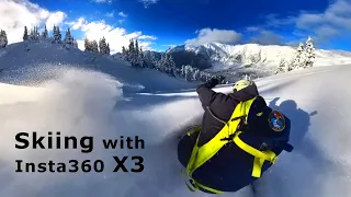 First Ski Day w/ Insta360 X3  [Impressively Sharp and Smooth!]