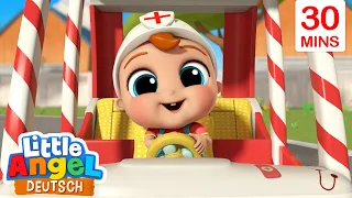 Die Räder vom Krankenwagen | Kinderlieder mit Klein Joni | Little Angel Deutsch