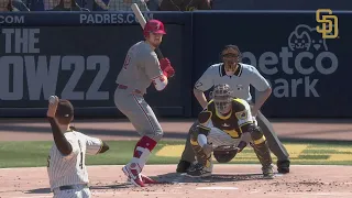 Philadelphia Phillies vs San Diego Padres - NLCS Game 2 2022 Full Game Highlights - MLB The Show 22