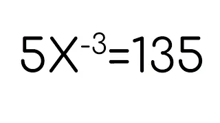 HOW TO SOLVE AN ECUATION WITH NEGATIVE EXPONENT. Basic Algebra