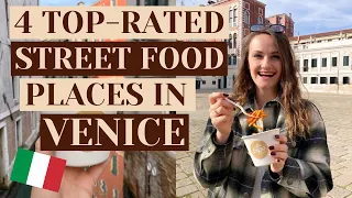 TOP 4 STREET FOODS IN VENICE 🇮🇹 (ON A BUDGET! 🤑)