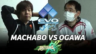 EVO JAPAN 2019 ► MACHABO vs OGAWA, GG XRD R2
